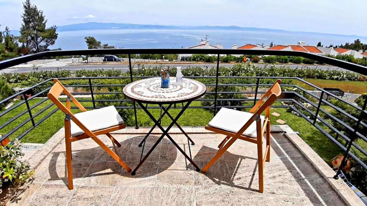 Olia Sea View Shared Pool Villa, Néa Fókaia 外观 照片