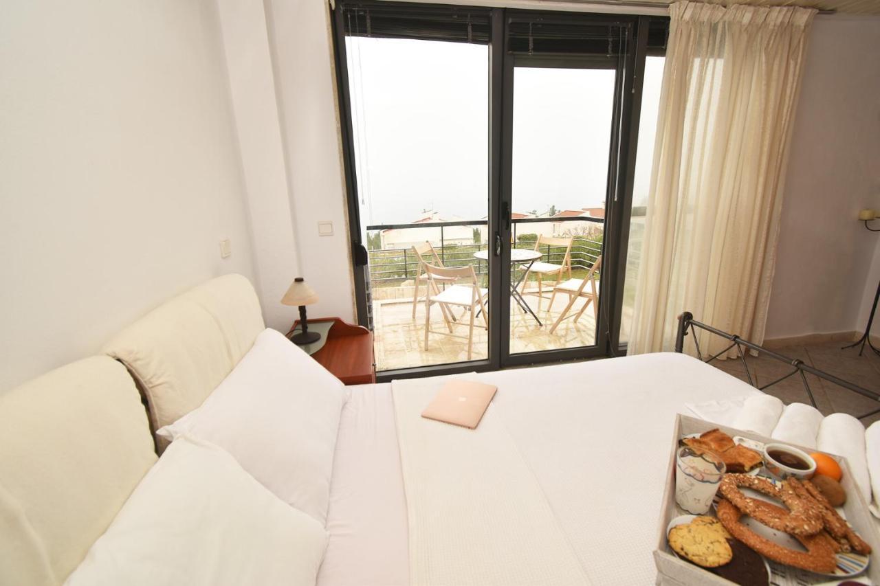 Olia Sea View Shared Pool Villa, Néa Fókaia 外观 照片