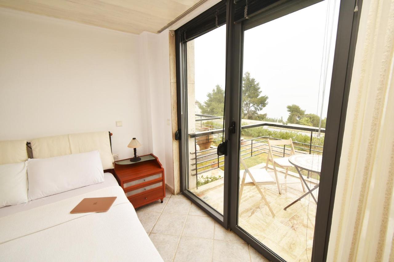Olia Sea View Shared Pool Villa, Néa Fókaia 外观 照片